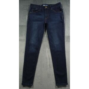 Democracy Jeans Womens Size 6 Blue Denim‎ Ab Solution Ankle Skinny Stretch